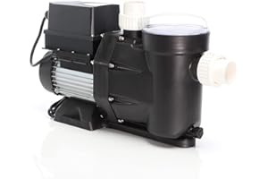 XPOtool Pompe de piscine à vitesse variable 1500 W – Débit 33600 l/h – Hauteur refoulement 18 m – Pompe de filtration et de circulation pour Filtre Eau – Pool Whirlpool Bain remous Jardin