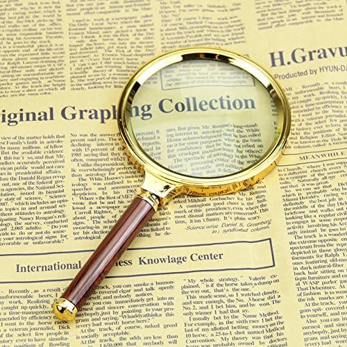 90mm Handheld Jewelry Classic 10X Magnifier Magnifying Glass Loop Loupe Reading