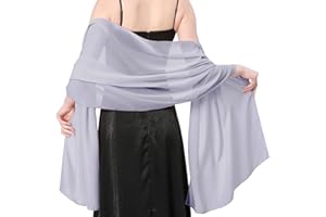 lifwimner Bufanda Mujer Chales y envolturas Pañuelo Seda Mantón Moda Chal Estolas Fular Boda Fiesta Chiffon Bufanda