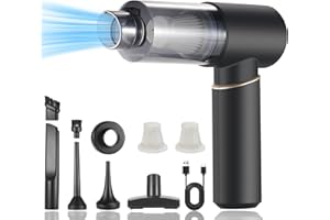 SEVNDE Handheld Vacuum Cleaner, 22000Pa Car Vacuum Cleaner Powerful, with Brushless Motor Rechargeable High Power Handheld Vacuum & Air Duster, Cleaning for Kitchen, Car, Computer desktop, Pet, Home