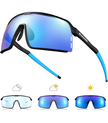 Lunettes De Cyclisme Spiuk JIFTER - 3 Lentilles Miroir Argent, Unisexe Noir | Anti-buée, Légères, Protection UV400