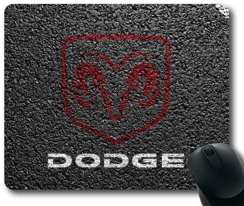 Dodge Ram Automobile Car Logo Mousepad, Angelcase Store Custom Rectangular Mouse Pad