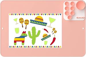LSRVNM Enfants Tapis Peinture Silicone, Tapis Peinture en Silicone Aquarelle, Silicone Tapis d’Art étudiant, Lavable, avec Ventouse, avec Bol de Nettoyage, Pliable, pour Enfant, Sculpture, Bricolage