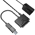 SATA Auf USB Adapter Kabel - 2-in-1 USB-C/USB 3.0 Für 2,5 Zoll HDD/SSD - Bis Zu 5 Gbit/s