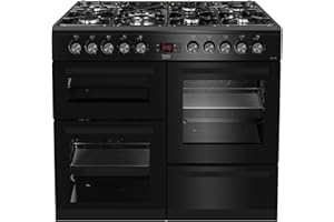 Beko KDVF100K 100cm Dual Fuel Range Cooker - Black