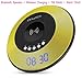 Produktbild CYGG Bluetooth-Lautsprecher, Tragbarer Multifunktionslautsprecher mit Kabellosem Aufladen mit FM-Radiowecker MP3-Player, Für Echo Dot, iPhone, iPad, Samsung, Tablet, Geschenkideen,Yellow