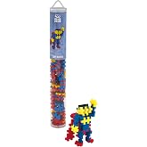 PLUS PLUS 300.4106 Superhero 100 pcs Tube Building Bricks, Mixed, Standard