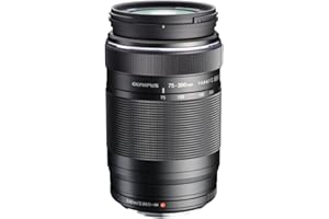 Olympus M.Zuiko Digital 75-300mm 1:4.8-6.7 Objektiv II, geeignet für alle MFT-Kameras (Olympus OM-D & PEN Modelle, Panasonic G-Serie), schwarz