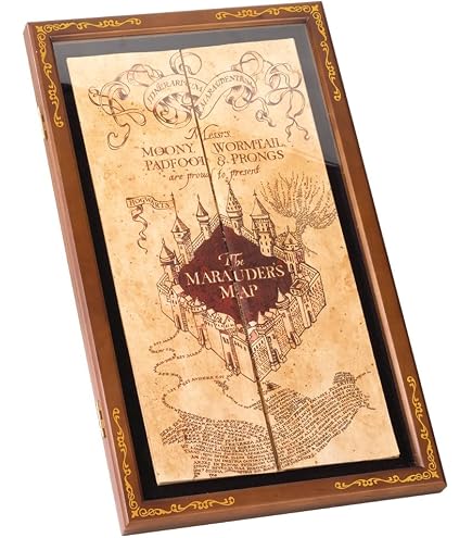 Predone Noble Collection Replica Mappa Malandrino Pergamena The Noble ...