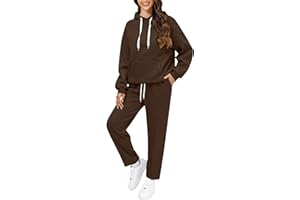 BAUENIEROY women's clothing 2025 Lounge Wear Sets For Women UK Tracksuit Full Set Wear 2 Piece Ladies Fall Fleece Tracksuits Comfort Long Sleeve Hoody Coat Tops Trousers Fashion Autumn Winter Clothing