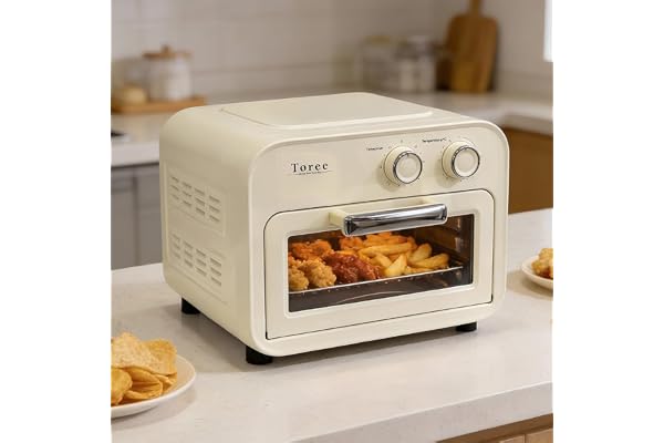 Toree 12L Air Fryer Oven for Home Kitchen 1200W OTG Airfryer Oven 360° Hot Air Circulation Energy Efficient Sleek & User-Friendly Design Electric Tandoor 1 Year Warranty 81306 56959