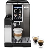 De'Longhi Dinamica Plus ECAM380.95.TB, Kaffeevollautomat mit LatteCrema Milchsystem, One-Touch-Cappuccino, mit 24 Rezepten, 3