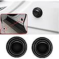 Allure Auto® (Black) Universal Car Door Shock Absorber Car Door Protection Sticker,Buffer Bumper Cushion Car Door Shock Absorbing Gaskets (8 pcs) Compatible with F0RT Fgo Aspre