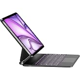 Fogy İpad Air 11 M3 &Ccedil;ipli 2025 ile Uyumlu Magic ile Uyumlu Touchpad Işıklı Klavyeli Kılıf