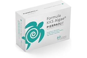 PIERPAOLI - Formulα KKS Algae: Confezione da 60 Compresse, Integratore con Alga Spirulina, Alga Kombu e Erba Medica