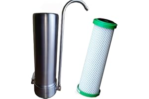 Edelstahlfilter mit Carbonit NFP Premium U Wasserfilter bessere Filterung