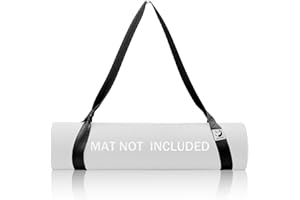 Slim Panda Sangles Tapis Yoga, Coton Sangle de Yoga pour Meilleurs Étirements, 180 cm Ceinture Yoga pour Pilates, Les Yogis Débutants,Confirmés(Tapis de Yoga Non Inclus)