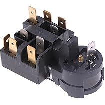 Relè Di Avviamento PTC A1E8 8100 Per Compressore Frigorifero/congelatore - Ricambio 1 Pz, 1 Perno, 3 Fori, Materiale Metallo
