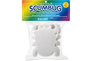 2-pack Scumbug (tm) oljeabsorberande svamp Devours Scum, Slime och smuts från pooler och spa