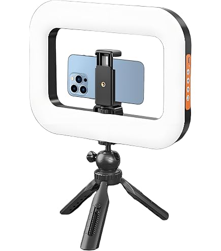 Luce ad anello selfie, luce ad anello per fotografia,Lampada di riempimento dello stabilizzatore video quadrato - Ergonomic portano portatile LED RIMPIRA ANELLO LIGHT PER FREED FREED PRODOTTO CAMPIO D Luce ad anello selfie, luce ad anello per fotografia,Lampada di riempimento dello stabilizzatore video quadrato - Ergonomic portano portatile LED RIMPIRA ANELLO LIGHT PER FREED FREED PRODOTTO CAMPIO D