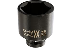 WIESEMANN 1893 Wiesmann 1893 - Inserto per chiave a bussola esagonale da 36 mm, in acciaio Q-40, adatto per avvitatore a percussione I 81543