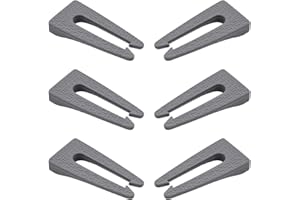 Alnicov 6pcs Stove Knob Covers Portable Child Proofing Oven Knob Lock Practical Kitchen Gas Stove Knob Covers (Grey)