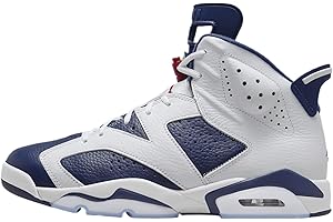 NIKE Jordan Retro 6 - Scarpe da uomo (CT8529-164, bianco/rosso/blu navy)