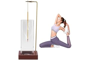 PCXWTLN Incense Holder - Incense Stick Holders with Removable Glass Ash Catcher, Wooden Incense Burner for Sticks, Upside Down Incense Sticks Holder, Tea Room Home Decoration for Yoga Meditation