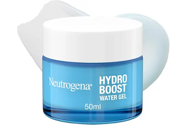 Neutrogena Hydro Boost Gel de Agua Crema Hidratante Facial ligera, 50 ml | Con Ácido Hialurónico y Aminoácidos, 72h de Hidratación, Oil-Free, No Comedogénico, Piel Normal/ Mixta y Sensible