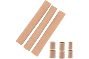 BKRDTY BOSSTER Tubos de Dedo de Pie 3 Piezas Dedos de Pie Protector Tamaños Diferentes Longitud 15cm Protector de Almohadilla de Gel Suave para Callos Ampollas Callosidades Dedos de Pies y Manos