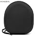 Produktbild Fortag Schwarz Kopfhörer Schutztasche Fallbeutel Tasche Ohrhörer Tragetasche Aufbewahrungstasche Fallbeutel Headphone Earphone Case Box Karabiner für Sennheiser HD218 228 238 Sony MDR-ZX100 mdr-zx100na mdr-xb950ap Sony V55 NC6 NC7 NC8 etc