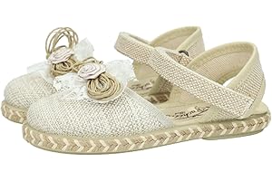 Puchitos 9910-31 Alpargatas para niñas, esparteñas Planas para niñas, Alpargatas para Verano, Hechas en España NIÑA Sandalias