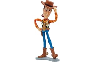 Bullyland 12761 - Figurka do zabawy Cowboy Woody z Disney Pixar Toy Story, ok. 10 cm, wierna w szczegóły, idealna jako mały prezent dla dzieci od 3 lat