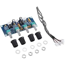 Préampli Board DollaTek - Réglage Tone Volume Graves Aigus HiFi - 56x28 Mm - Pour Audiophiles