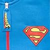 La-DC-Comics-Merchandising-Ufficiale-Di-Superman-Mens-Blu-Poliestere-Felpa-cotone-onesie-Mens-nightware-pigiama