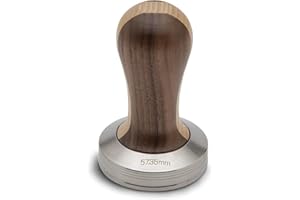 Lelit - PLA471W Lelit - PLA471W Lelit57 Coffee Tamper Mlt Handle, Plata/Marrón