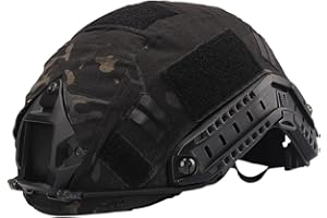 AQzxdc Tactical Helmet Cover, Airsoft Military Nylon Helmtuch, Helm Outdoor Staubschutzhülle ​für Fast MH/PJ/BJ Helm (Kein Helm)