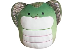 SQUISHMALLOWS SQUISHSMALLOW Squishmallow S by KellyToy Cobra Snake Khaled de 12.0 in, Nueva edición Limitada diciembre de 2021