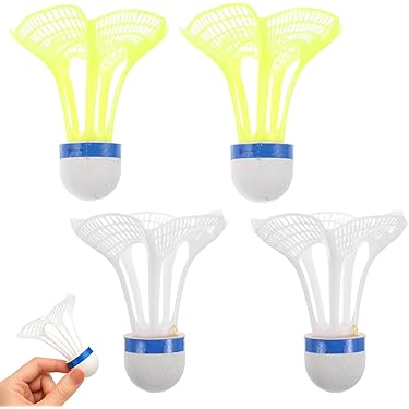 ElevaPulse 12 Federbälle Set - Bunte Badminton Bälle Für Training & Freizeit