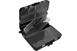 VORCOOL Fishing Tackle Box - Caja de plástico para pesca , color