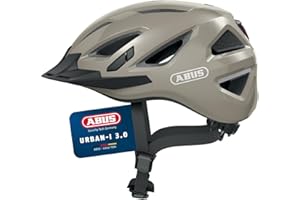 ABUS Urban-I 3.0 City Helmet - Modern Bicycle Helmet with Tail Light for City Traffic - for Women and Men