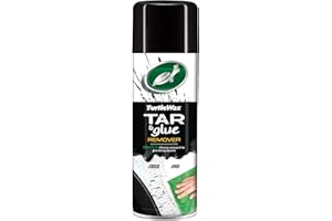 Turtle Wax Tar & Glue Remover 400ml 54046 - High-Performance Formula for Easy Removal of Road Tar & Sticky Glue - Non Drip Formula -Safe To Use on Paintwork, Alloy Wheels and Glass