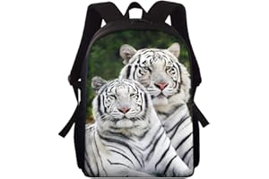 Amzbeauty Kids 15 Inch Animal Backpack for Boys and Girls, Perfect Size for Preschool, Kindergarten and Elementary School