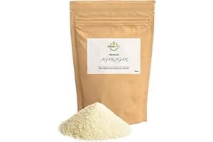 FOOD BITES Agar Agar 500g in Polvere per Cucinare - Ebook Omaggio con 12 Ricette - Addensante Alimentare per Dolci, Cucina Molecolare & Mixology - Agar Agar Gelificante 100% di Purezza