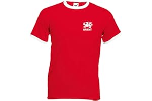 INVICTA SCREEN PRINTERS Leyton Orient FC Retro Style Adult Football Team T-Shirt