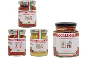 JNHCD Kit Peperoncino Aromatico - Prodotti al peperoncino Mr PIC® - Mr PIC®: il Peperoncino Toscano di qualità - Carmazzi: la più ampia linea di prodotti piccanti in Italia