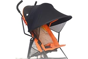 BAYINBROOK Telo Parasole per Carrozzina e Passeggino - Protezione Solare per Passeggino e Navicella, Protezione Solare per Carrozzina, Parasole per Passeggino Universale(Basic)