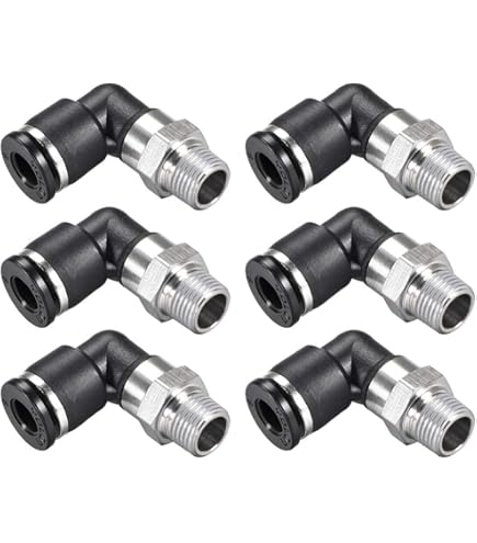 Sourcing Map Elbow Push To Connect Air Fittings 8mm Tube OD X 1/8PT Male Thread Pneumatic Quick - View #10