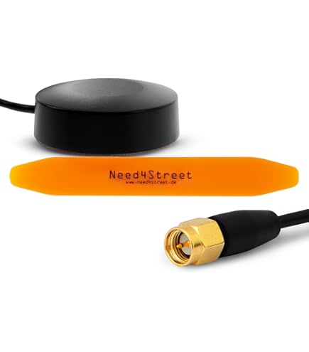 Boomersun Dab Scheibenantenne Mit SMB-Anschlüssen DAB Antenne Auto Blaupunkt Schwarz Gold Transparent