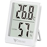 DOQAUS Mini Thermomètre Intérieur, Hygromètre Intérieur de Haute Précision, ℃/℉Commutable, pour Détecter humidité et la…